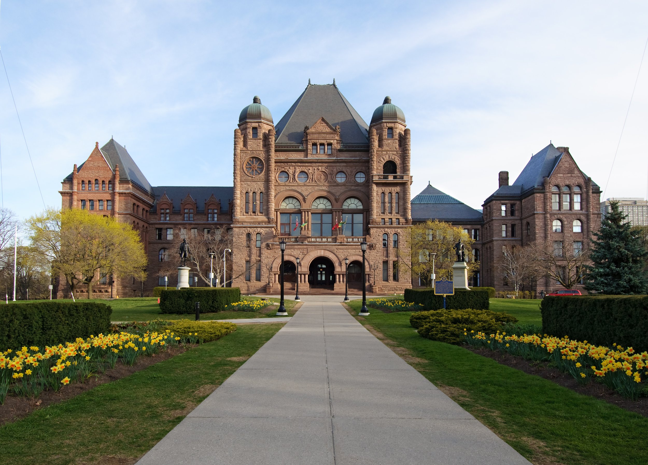 Parliament of Ontario in Queen's Park, Toronto, Ontario